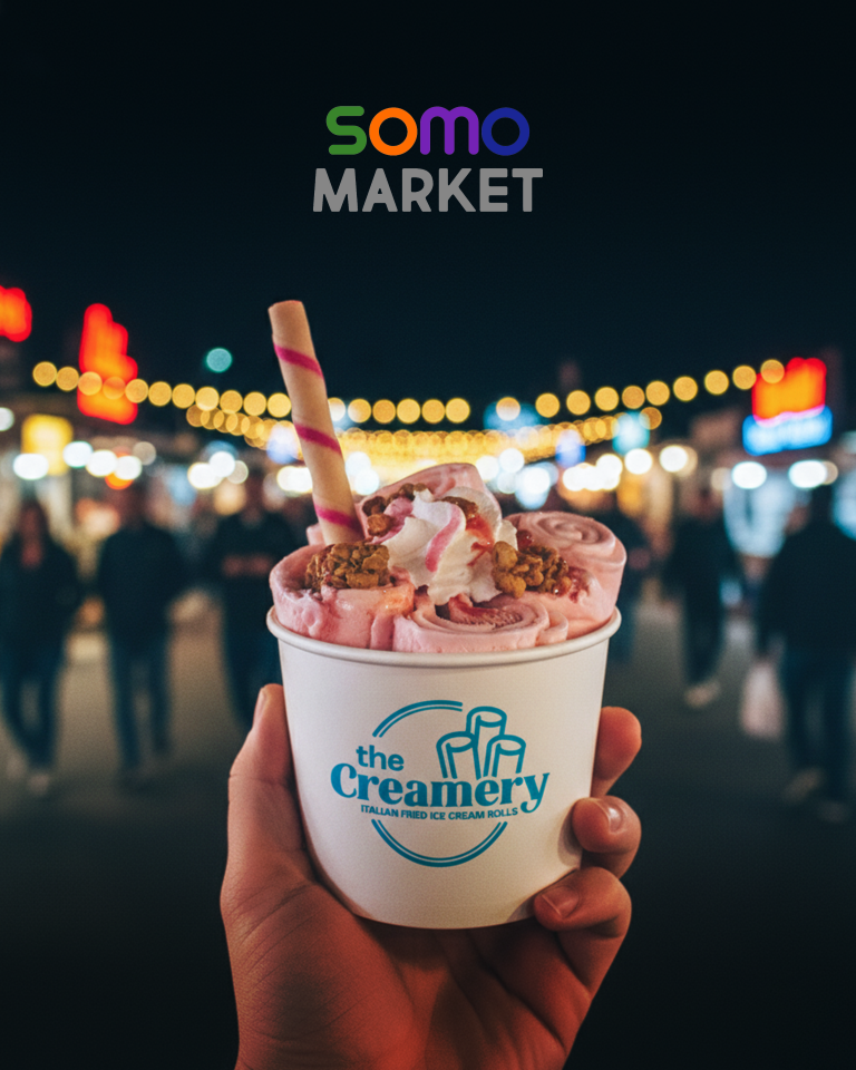 The Creamery PH Event Catering - Live Italian Fried Ice Cream Rolls