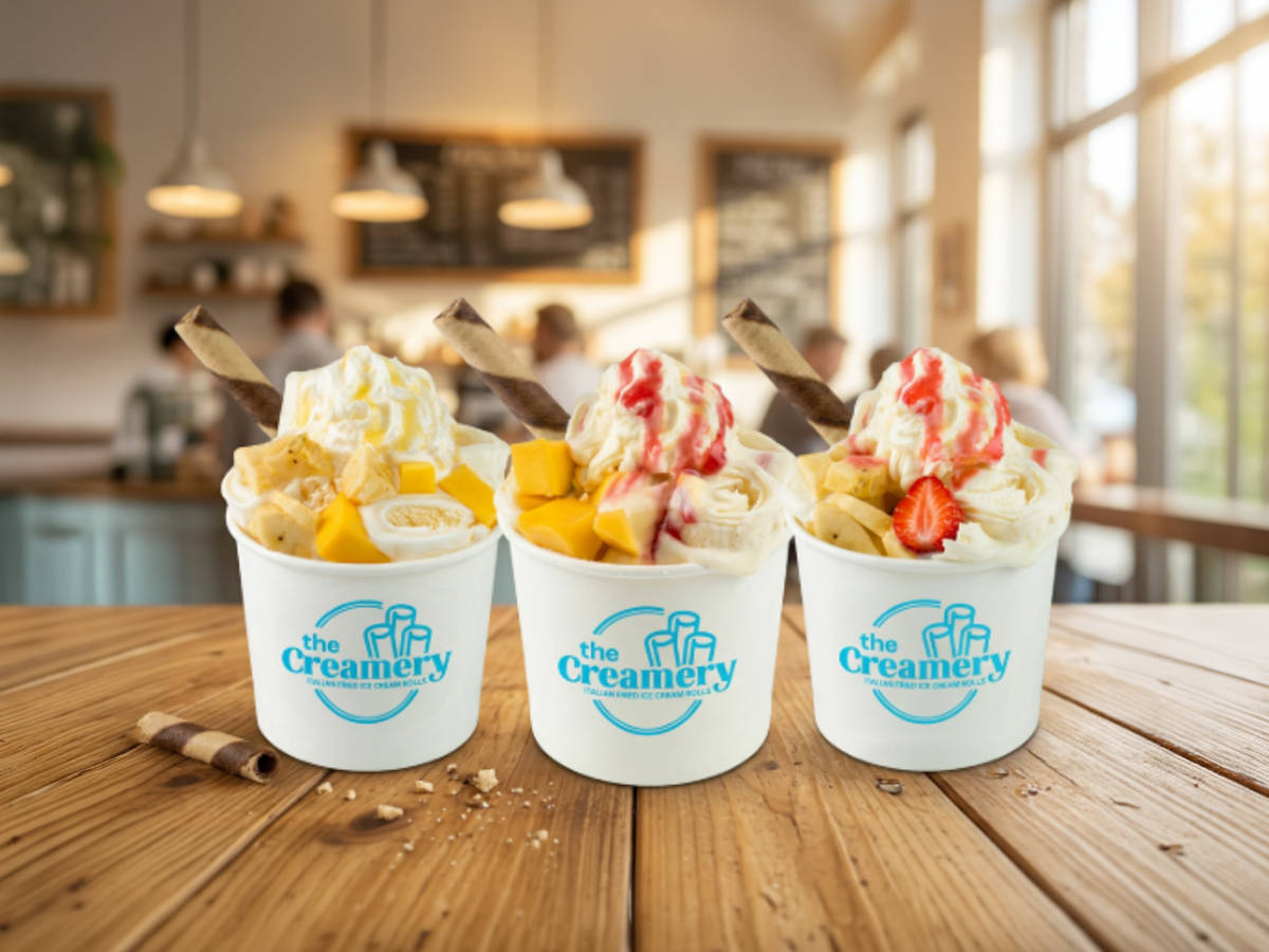 Fusion Series - Fresh Fruits Italian Fried Ice Cream Rolls The Creamery PH