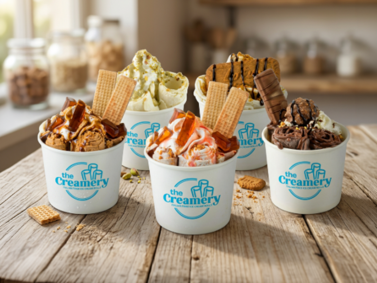 Luxe Series - Ferrero and Kinder Italian Fried Ice Cream Rolls The Creamery PH