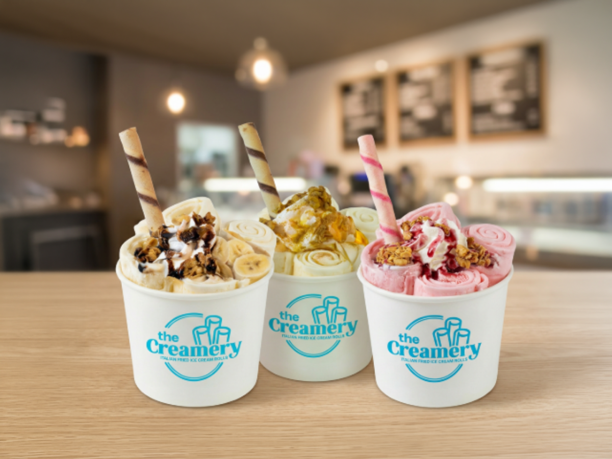 Yogurt Series - Healthy Tart Italian Fried Ice Cream Rolls The Creamery PH